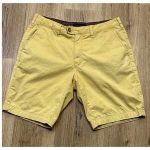 Ted Baker London Yellow Chino Shorts